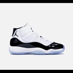 Jordan Kids Black and White High-Top Sneakers